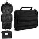 Black Mens Travel Toiletry Organizer Shaving Hygiene Bathroom Dopp Kit. Fixed Price $34.25.