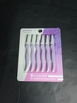 Vivitar Vivaspa Beauty Redefined 6 Foldable Eyebrow Shapers Stainless Steel New. Fixed Price $6.99.