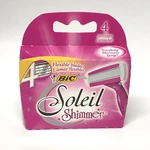 Pack Of Bic Soleil Shimmer 4-BLADE Refills Cartridges Flexible Blades Htf. Fixed Price $9.98.