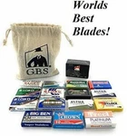 Gbs Double Edge Safety Variety Pack - Includes 100 Blades + Potassium. Fixed Price $18.99.
