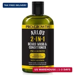 Arlo's Pro-growth 2-IN-1 Beard Wash Conditioner Vanilla Sandalwood With Me. Fixed Price $12.64.