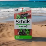Schick Xtreme 3 Sensitive Disposable Razors, 4 Razors. New Factory Sealed. Fixed Price $9.95.