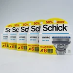 Lot Of 5 Schick Hydro Dry Skin Blade Razor Refills Value Pack 30 Cartridges. Fixed Price $37.50.