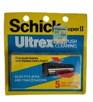 Vintage Schick Super Ii Ultrex One Push Cleaning Cartridges (5 Ct) - New. Fixed Price $9.50.