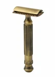 Pearl Shaving Double Edge Safety Razor L-55 Antique Brass (close Comb) Men Blade. Fixed Price $45.50.