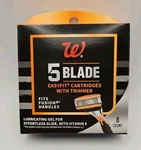Walgreens 5 Blade Easyfit Cartridges 8 Pack New. Fixed Price $15.77.