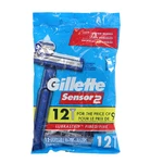Gillette SENSOR2 Fixed Head Men's Disposable Razors, 12 Count. Fixed Price $18.95.