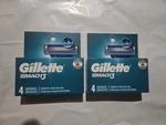 2 Gillette MACH3 Men's 4 Ct Razor Refill Cartridges 8 Total Free S&h. Fixed Price $15.99.