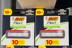 2 Packs Bic Flex 4 Refillable Razor 10 Cartridges Replacement. Fixed Price $20.00.