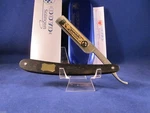 Dovo 5/8 Ebony Solingen Germany Straight Razor With 24KT. Gold Etch Mint 558130. Fixed Price $224.40.