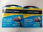 Studio 35 Men's 3-BLADE Cartridges (fit MACH3) Razor 2/5 Count Total 10 Ct. Fixed Price $9.99.