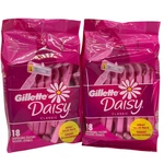 Gillette Daisy Classic Disposable Razors - Blades 18 Count (pack Of 2). Fixed Price $27.95.