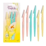 Tinkle 6CT Dermaplaning Tool Kit - Safe Peach Fuzz Remover & Eyebrow Trimmer. Fixed Price $15.44.
