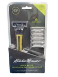 Eddie Bauer Men's Razor Including 6 Refill Cartridges. Fixed Price $10.25.