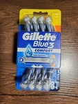Gillette Blue Comfort 3-BLADE Razors. Pack Of 8. New.. Fixed Price $21.99.