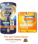 9 Gillette Fusion 5 Razor Blades Refills Cartridges Proglide Flexball Handle 4 8. Fixed Price $28.79.