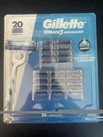 20 Pack Of Gillette Mach 3 Advanced Refill Cartridges. Brand New!. Fixed Price $31.99.