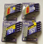Schick St Slim Twin Vintage 1996 No Slip Rubber Grip Disposable Razors 20PK. Fixed Price $34.99.