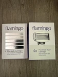 Lot Of 2 Flamingo Womens Razor 5 Blade Cartridge Refills 8 Total Aloe Shea Strip. Fixed Price $16.95.