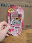 New Bic Simply Soleil Click 3 Blades Razor Kit - 1 Handle + 6 Cartridges. Fixed Price $5.60.
