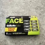 Gillettelabs 5-BLADE Stainless Refill Cartridges 8 Pack Face Men. Fixed Price $26.00.