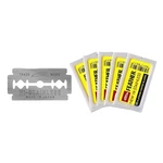 Feather Double Edge Safety Razor Blades (50 Count) Platinum Coated Hi-sta.... Fixed Price $23.39.