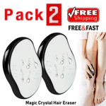 Painless Physical Hair Removal Epilators Crystal Eraser Tool For Body Unisex 2PC. Fixed Price $14.97.