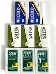 50 Astra Lord Derby High Quality Double Edge Safety Razor Blades Variety Pack. Fixed Price $16.99.