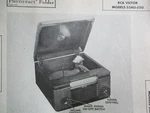 Rca Victor Models 55AU & 55U (chassis RC1017) Phonograph Radio Photofact. Fixed Price $5.50.