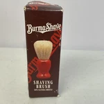Vintage Burma-shave Shaving Brush 100% Natural Bristle New Open Box. Fixed Price $12.00.