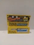 Schick Injector Plus Platinum 15 Teflon Coated Blades New W/ Tab Attached. Fixed Price $29.99.