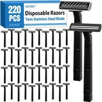 Cxyary 220 Pcs Twin Blade Disposable Razors With Clear Safety Cap, Shaving Ra.... Fixed Price $40.46.