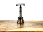 Rockwell Razors R1 Rookie Butterfly Shaving Safety RAZOR+5 Blades Chrome Stand. Fixed Price $39.95.