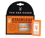 Van Der Hagen Double Edge Steel Razor Blades - 5 Count Made In Germany. Fixed Price $9.98.