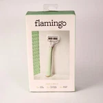Flamingo Women's 5-BLADE Razor With Replacement Cartridge Mint & Gold New. Fixed Price $13.62.