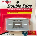 Vintage Meijer Double Edge Razor Blades 10 Platinum Chrome Nip Nos Sealed. Fixed Price $12.83.