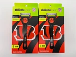 2X Gillette Labs Nfl Cincinnati Bengals 5 Blade Razor + Handle Sealed Mr 1093. Fixed Price $21.99.