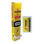 200 Feather New Hi-stainless Platinum Coated Double Edge Safety Razor Blades. Fixed Price $64.04.
