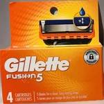 Gillette FUSION5 Razor Refills 4 Count (1 Pack) New Sealed Authentic. Fixed Price $11.99.