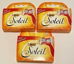 3 Packs Of Bic Soleil 4 Blades Cartridges - Total 12 For Women. Fixed Price $14.99.