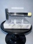 Merkur Safety Razor 90 510 Progress Adjustable Straight Bar And 10PK Blades. Fixed Price $94.98.