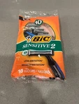 Bic Sensitive 2 Disposable Razors For Men, Blades Skin, 10 Count. Fixed Price $10.79.