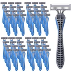 60 Pcs Mens Disposable Razors Bulk 3 Blade Sensitive Skin Shaving Long .... Fixed Price $36.63.