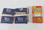 Vintage Velvet Razor Blades, Single Edge, 4 Box - Made Usa. Fixed Price $15.00.
