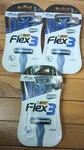 (3PK) Bic Flex Disposable Pivot Razors 4 In Each Pack 12 Total. Fixed Price $22.75.