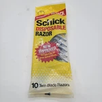 Schick Disposable Twin Blade Package Of 10 Razors New Nos Vintage Usa 80'S. Fixed Price $40.00.
