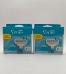 Gillette Venus Smooth Razor Refills 3 Blades 8 Cartridges Lot Of 2. Fixed Price $18.97.