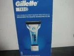 New Gillette Treo Disposable Razor With Shave Gel For Caregiver Use 8 Count. Fixed Price $13.30.