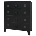 Chest Of Drawers Dresser For Bedroom Sideboard Storage Cabinet Metal Vidaxl. Fixed Price $316.99.