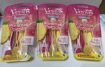 Lot Of 3 Venus Simply Paradise Scented Women's Disposable Razors (4 Per Pack). Fixed Price $18.75.
